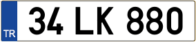 Truck License Plate